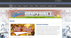 Desktop Screenshot of fvsoftball.org